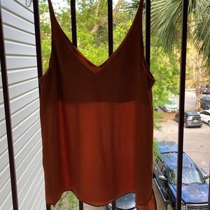 Top shop Burnt Orange Tank Top